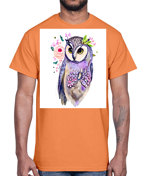 owl 9#- owl- Cotton Tee