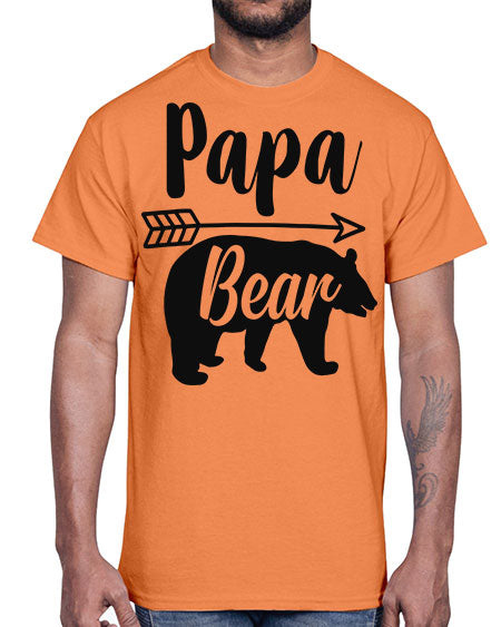 papa bear copy 221#- bears - animals- Cotton Tee
