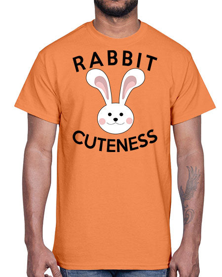 rabbit cuteness- rabbit- Cotton Tee