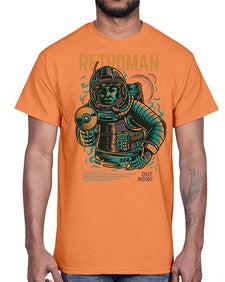 retroman 1017#- art pop art- Cotton Tee
