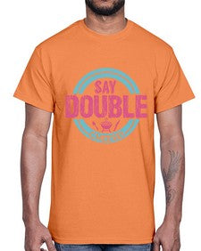 say double cheese 383#- bbq- Cotton Tee