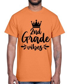 second Grade vibes 838#- second grade- Cotton Tee
