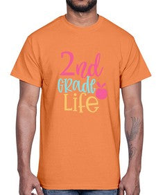 second grade design 811#- second grade- Cotton Tee