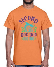 second grade doo doo 813#- second grade- Cotton Tee