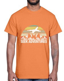 seek adventures  35#- airplane- Cotton Tee