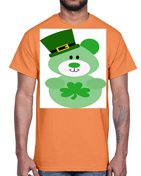 shamrockbear 249#- bears - animals- Cotton Tee