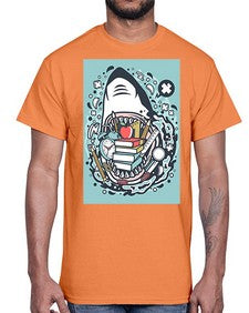 shark school 871#- general school- Cotton Tee