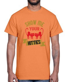 show me your kitties Style 115#- cats- Cotton Tee