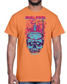 skull pool 1061#- art pop art- Cotton Tee