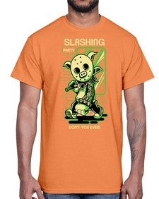 slashing party sutnk 1074#- art pop art- Cotton Tee