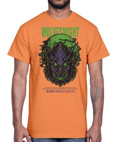 source wolves night 1104#- art pop art- Cotton Tee