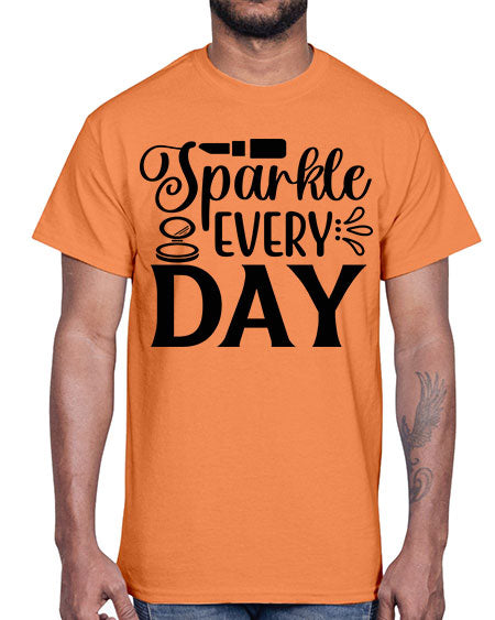 sparkle every day 18#-makeup Cotton Tee