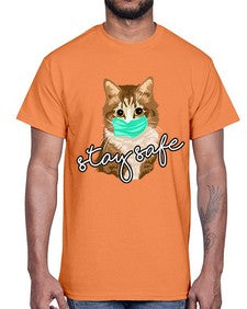 stay safe 1114#- art pop art- Cotton Tee