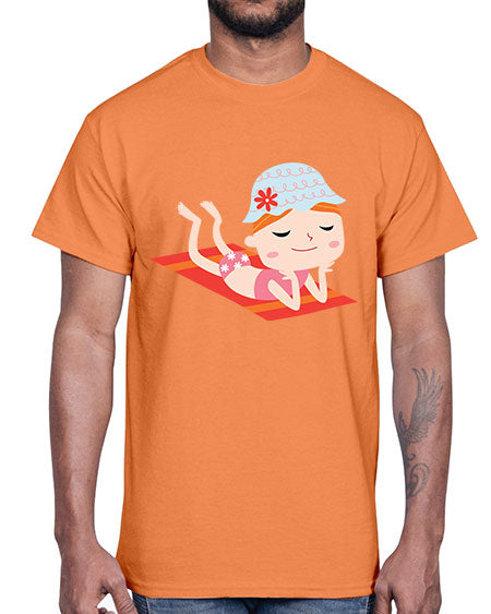 summer characters 59#- summer- Cotton Tee