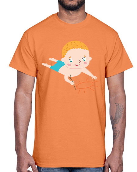 summer characters 65#- summer- Cotton Tee