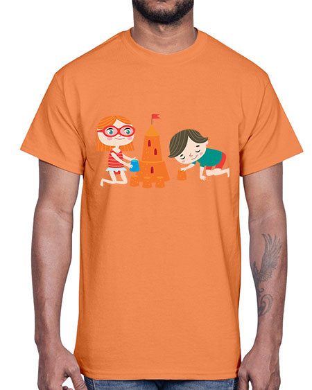 summer characters 66#- summer- Cotton Tee
