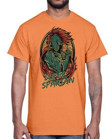 super spartan 1140#- art pop art- Cotton Tee