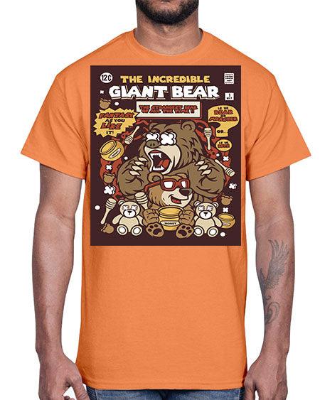 the incredible bear 271#- bears - animals- Cotton Tee