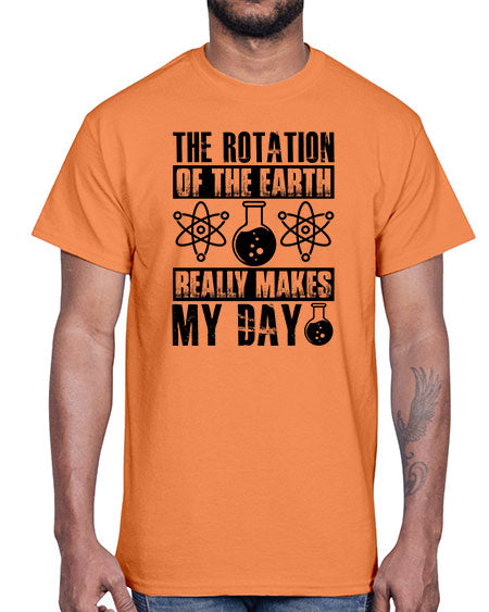 the rotation of the earth really makes my day 11#- nature- Cotton Tee
