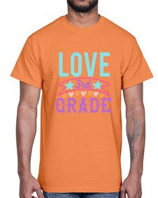 third Grade Love 968#- third grade- Cotton Tee