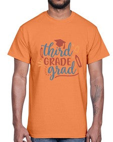 third grade grad 959#- third grade- Cotton Tee