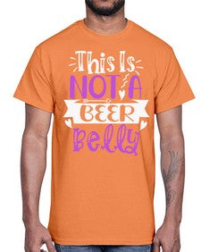 this is not a beer belly 1648#- beer- Cotton Tee