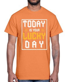today is your lucky day 1661#- beer- Cotton Tee