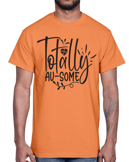totally ausome Style 2#- autism- Cotton Tee