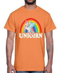 unicorn 439#- unicorn- Cotton Tee