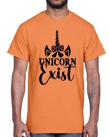 unicorn exist 456#- unicorn- Cotton Tee