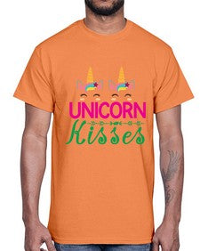 unicorn kisses 469#- unicorn- Cotton Tee