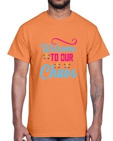welcome to our chaos 545#- unicorn- Cotton Tee