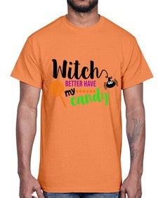 witchbetterhavecandy 12#- witch- Cotton Tee