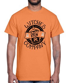 witches brew company 7#- witch- Cotton Tee