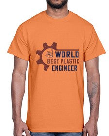 world best plastic engineer Style 477#- engineer- Cotton Tee