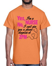 yes im a nurse 1672#- nurse- Cotton Tee