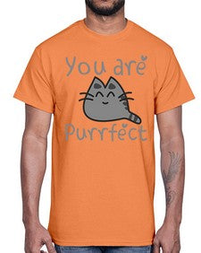 you are purrfect- cats- Cotton Tee