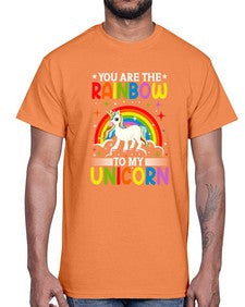 you are the rainbow to my unicorn 562#- unicorn- Cotton Tee