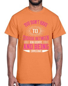 you dont have to choose between 503#- vegan- Cotton Tee