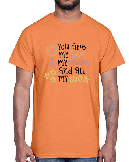 youaremysunmymoonandallmystars 1#- moon- Cotton Tee