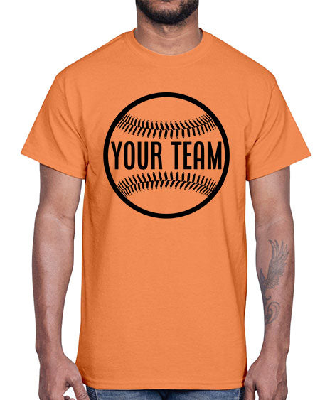 your team 2270#- softball- Cotton Tee