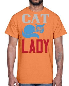 cat lady Style 31#- cats- Cotton Tee