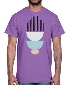 Abstract Shape 190#- art pop art- Cotton Tee
