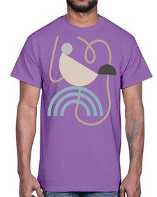 Abstract Shape 193#- art pop art- Cotton Tee