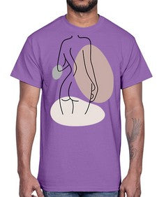 Abstract Shape 195#- art pop art- Cotton Tee