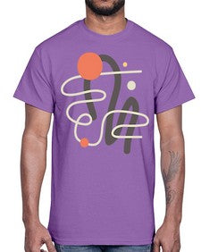 Abstract Shape 198#- art pop art- Cotton Tee
