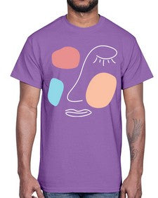 Abstract Shape 201#- art pop art- Cotton Tee