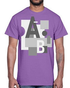 Abstract Shape 215#- art pop art- Cotton Tee