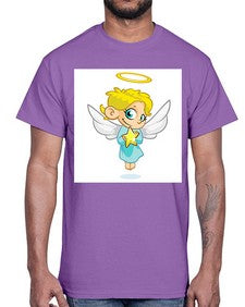 Angel 7#- cartoon general- Cotton Tee