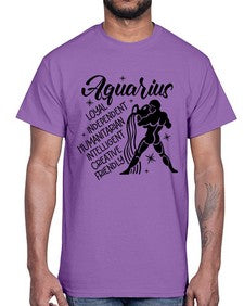 Aquarius 72#- aquarius- Cotton Tee